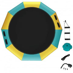 12 Feet Inflatable Splash Padded Water Bouncer Trampoline