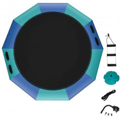 12 Feet Inflatable Splash Padded Water Bouncer Trampoline