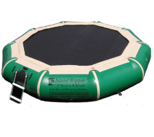 Island Hopper 13' Bounce-N-Splash Water Bouncer Natural Green