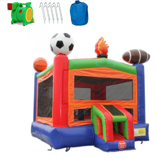 14' Sports Commercial Bounce House