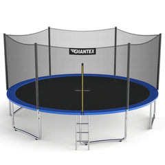 15 ft Outdoor Trampoline Combo with Bounce Jump Safety Enclosure Net