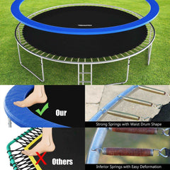 15 ft Outdoor Trampoline Combo with Bounce Jump Safety Enclosure Net