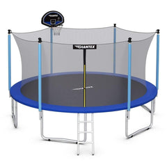 15 FT Trampoline Combo Bounce Jump With Basketball Hoop