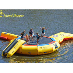 Island Hopper 17' Bounce-N-Splash Water Bouncer