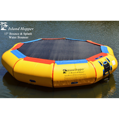 Island Hopper 17' Bounce-N-Splash Water Bouncer