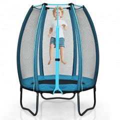 4 Ft Kids Trampoline Jumper with Enclosure Net