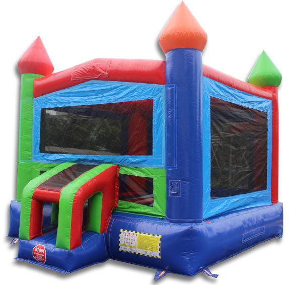 14' Rainbow Commercial Bounce House