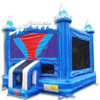 14' Frozen Castle Commercial Bounce House