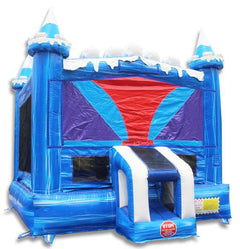 14' Frozen Castle Commercial Bounce House