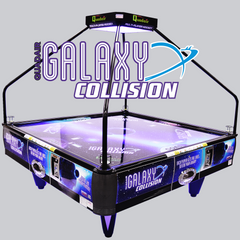 Barron Galaxy Collision QuadAir 4 Player Coin Op Air Hockey Table