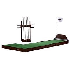 Brunswick The Ross Indoor Putting Green Miniature Golf Set in Espresso