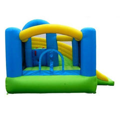 Island Hopper Curved Double Slide Bounce House