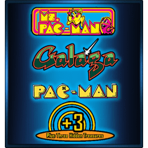 Namco Ms. Pac-Man / Galaga Class of 1981 Arcade Gaming Cabinet by Chicago Gaming