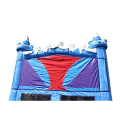 14' Frozen Castle Commercial Bounce House