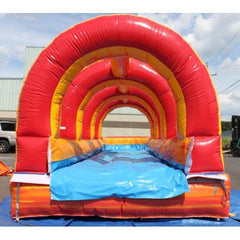 Volcano Inflatable Slip N Slide with Pool