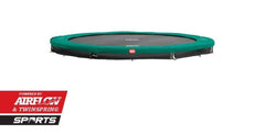 Berg 14 Ft. Inground Champion Trampoline Green