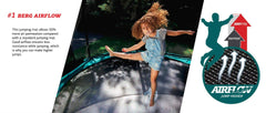 Berg 14 Ft. Inground Champion Trampoline Green