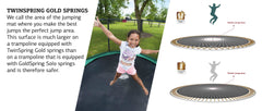 BERG Grand Champion 17ft Trampoline + Safety Net Deluxe