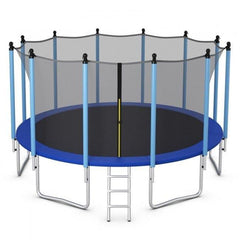 Outdoor Trampoline with Safety Closure Net